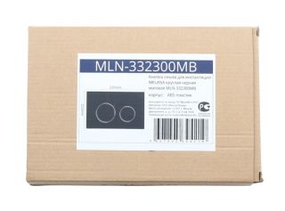 Кнопка смыва Melana MLN-332300MB чёрный матовый